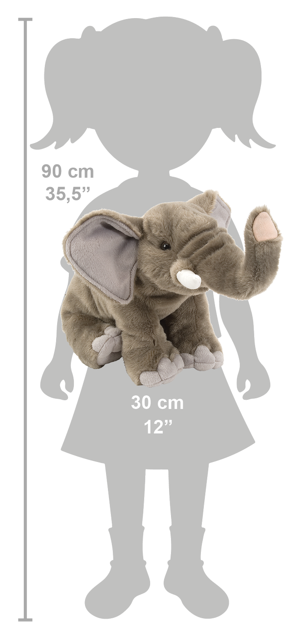 Wild Republic Elefant Bamse - CK Elephant Adult 30 cm
