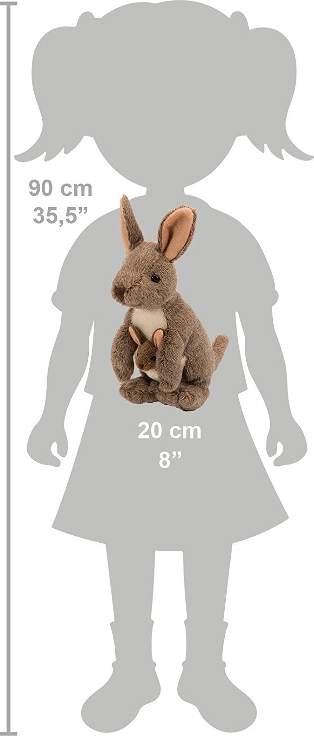 Wild Republic Lille Kænguru Bamse - CK Mini Kangaroo with Joey 20 cm Sekundært billede