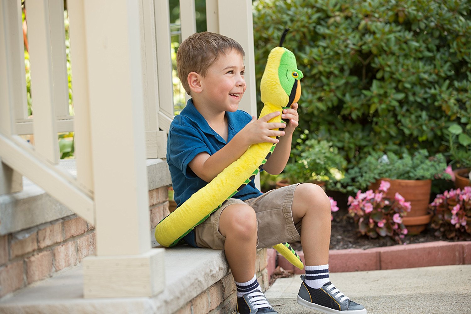 Wild Republic Grøn Anaconda Slange Bamse 134 cm Sekundært billede