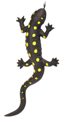 Wild Republic Gummi Salamander Sort/Gul 27 cm