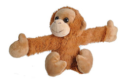 Wild Republic Huggers Orangutang bamse med snap armbånd