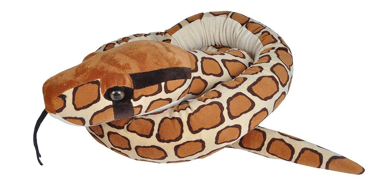 Wild Republic Jumbo Burmese Python Slange Bamse 280 cm Hovedbillede