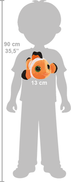 Wild Republic Li'l Sweet & Sassy Klovnfisk Bamse - "Tangerine" Clownfish 13 cm