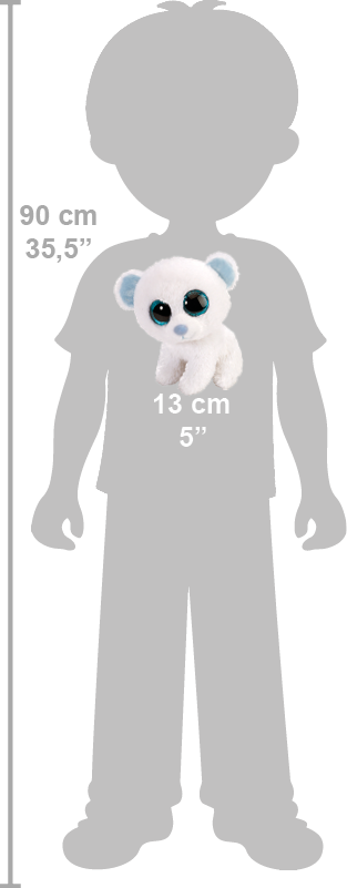 Wild Republic Li'l Sweet & Sassy "Marshmallow" Isbjørn Bamse 13 cm