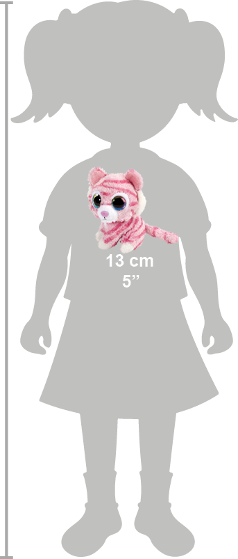 Wild Republic Li'l Sweet & Sassy "Peppermint" Tiger Bamse 13 cm Sekundært billede