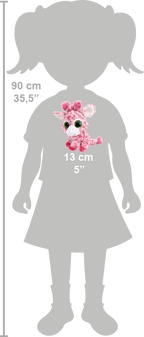 Wild Republic Li'l Sweet & Sassy "Stawberry" Giraf Bamse 13 cm