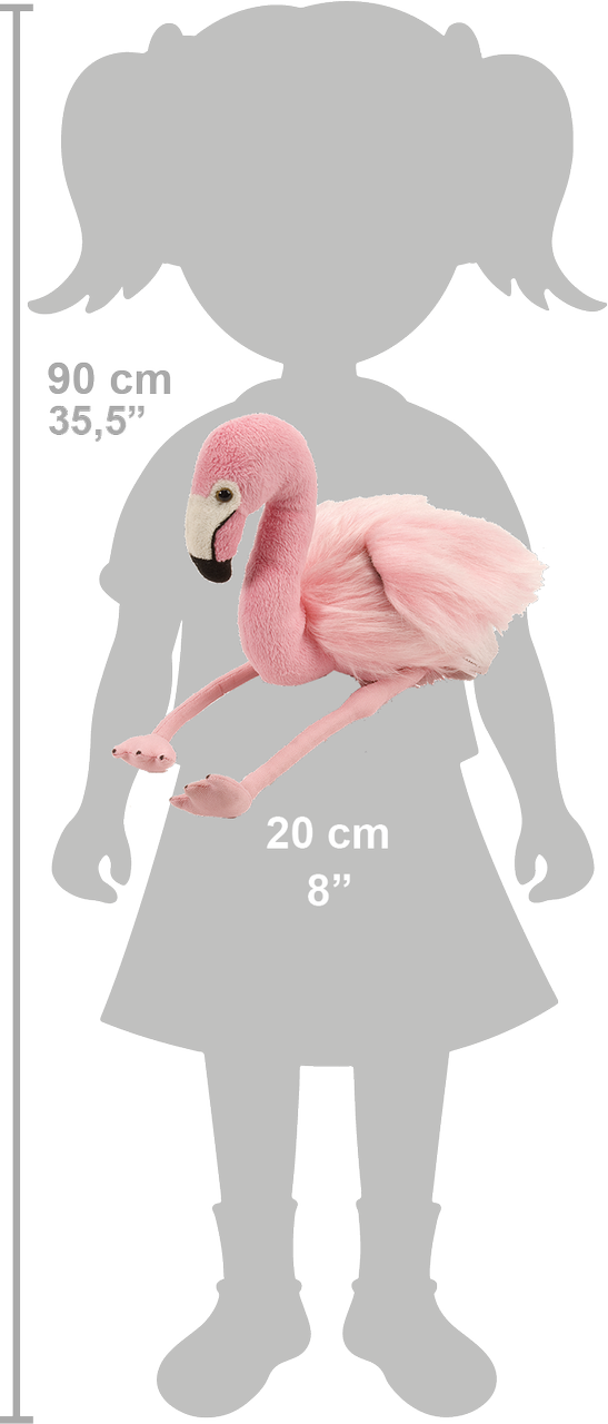 Wild Republic Lille Flamingo Bamse 20 cm