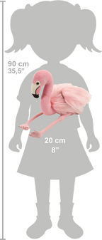 Wild Republic Lille Flamingo Bamse 20 cm