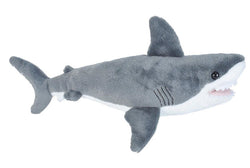 Wild Republic Lille Hvid Haj Bamse - CK Mini Great White Shark 30-40 cm