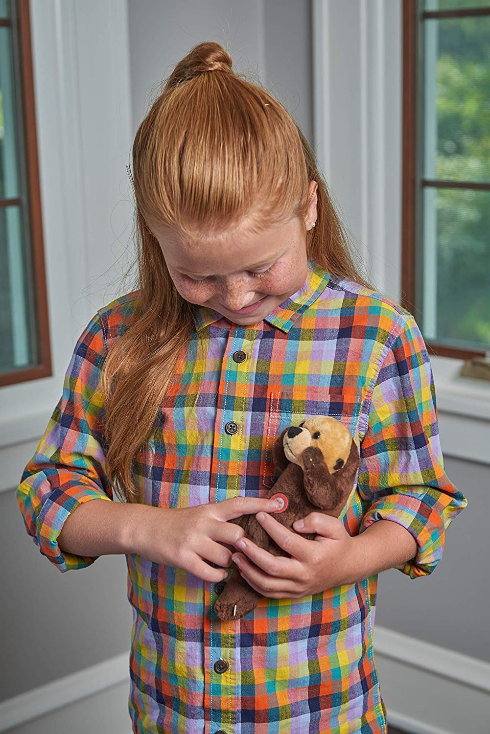 Wild Republic Lille Havodder Bamse med realistiske lyde - Wild Calls Sea Otter with Authentic Sounds 20 cm Sekundært billede