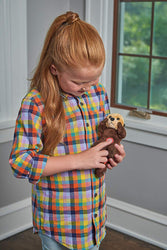 Wild Republic Lille Havodder Bamse med realistiske lyde - Wild Calls Sea Otter with Authentic Sounds 20 cm