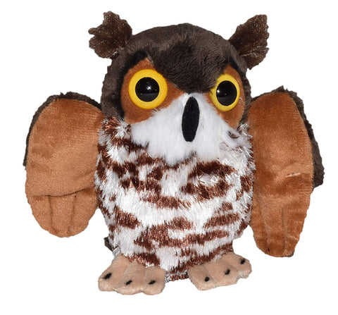 Wild Republic Lille Hornugle Bamse - CK Lil's Great Horned Owl 12 cm