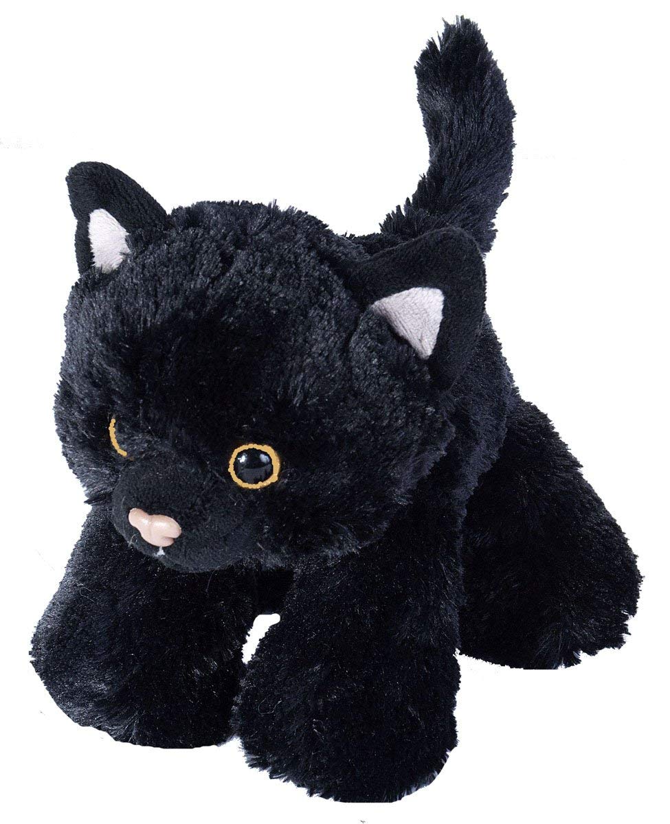 Wild Republic Lille Sort Kat - Hug'ems Black Cat 18 cm Sekundært billede