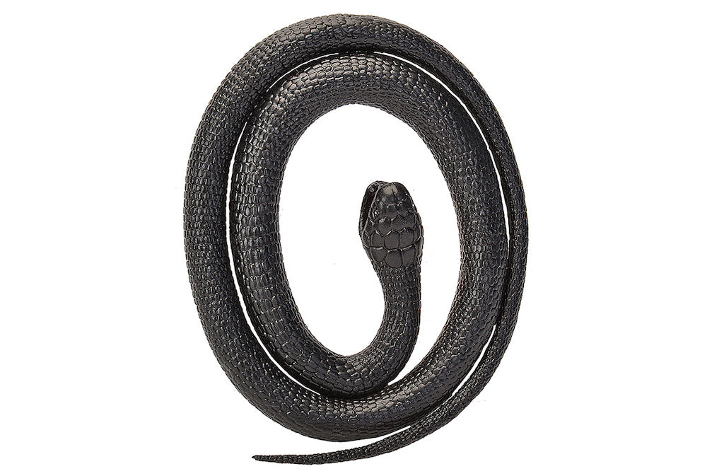 Wild Republic Mamba Gummi Slange Sort Hovedbillede