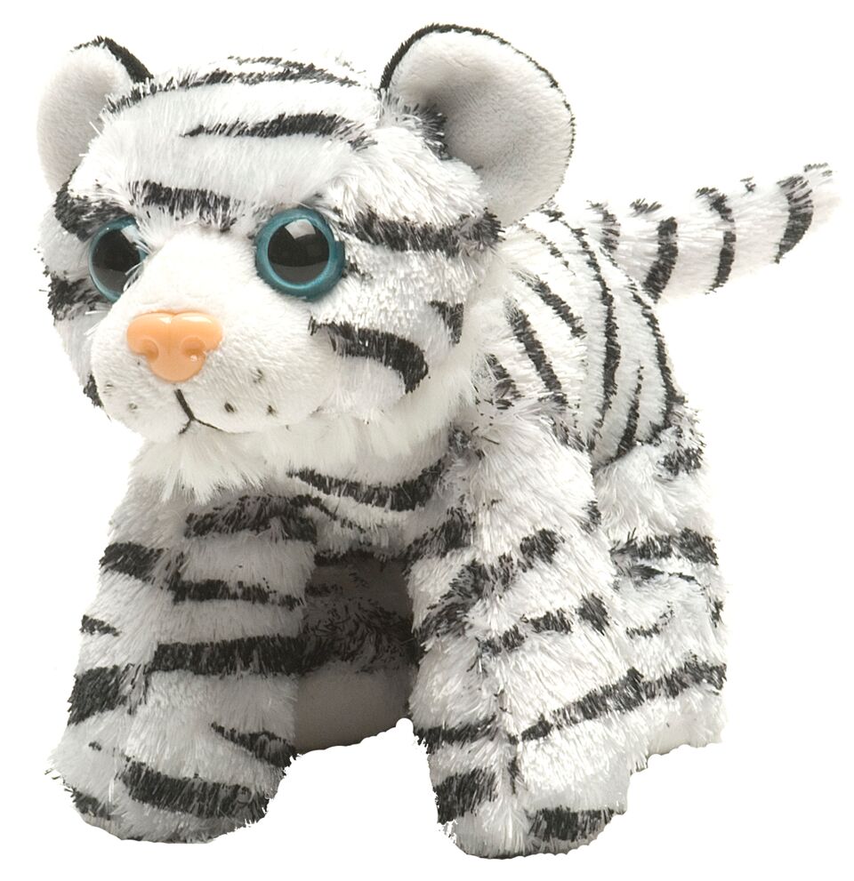 Wild Republic Hug'ems Mini Hvid Tiger Bamse 17 cm