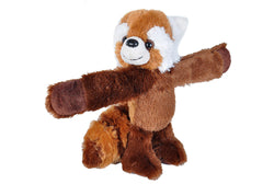 Wild Republic Rød Panda Bamse med snap armbånd - Huggers Red Panda 20 cm