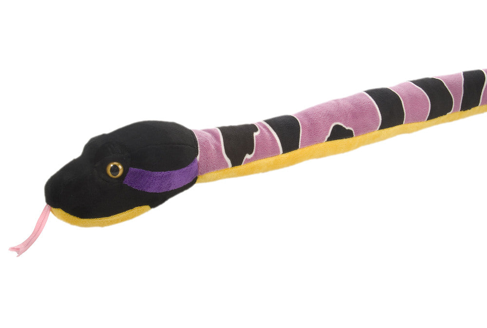 Wild Republic Timber Slange Bamse med rangle 134 cm