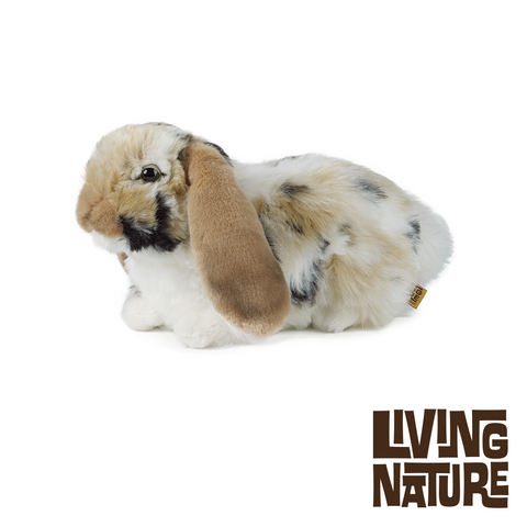 Living Nature Hollandsk Dværgvædder Bamse 27 cm - "Lop-Eared Rabbit"