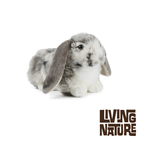 Living Nature Hollandsk Dværgvædder Bamse 27 cm - "Lop-Eared Rabbit"