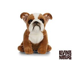 Living Nature Engelsk Bulldog Hund 22 cm (medium)