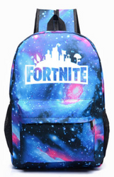 FORTNITE rygsæk / skoletaske i cool galaxy design (model B)