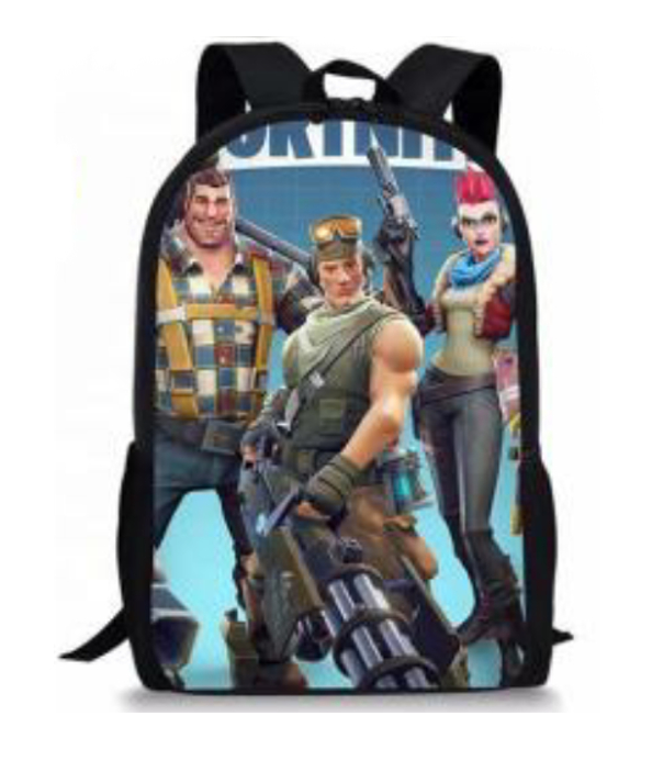 FORTNITE rygsæk / taske i cool design (model F)