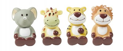 Teddykompaniet Diinglisar Wild Badelegetøj Vild dyr - sæt af 4 (#9021) Hovedbillede